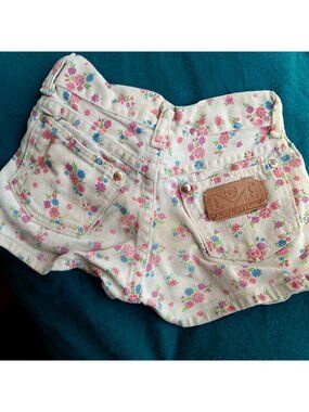True Vintage 1960's Girls 3T 19W Farm Shorts Maverick Blue Bell USA
